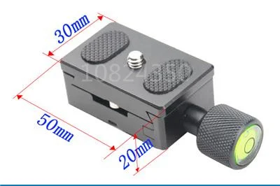 Цифровой зеркальной Камера 1/4 Quick Release Plate градиометр уровне зажим для Камера штатив UniPod шаровой головкой штатива K30
