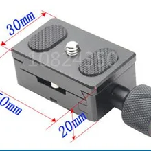 Цифровой зеркальной Камера 1/4 Quick Release Plate градиометр уровне зажим для Камера штатив UniPod шаровой головкой штатива K30