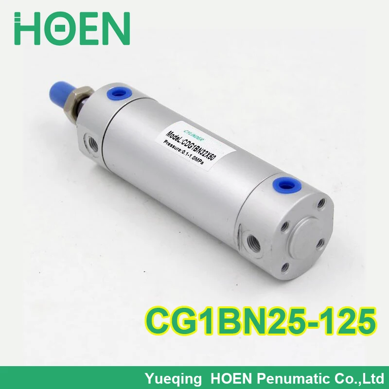 

SMC type cylinder CG1BN series 25mm Bore 125mm Stroke CG1BN25-125 standard double acting single rod Pneumatic Air Cylinders