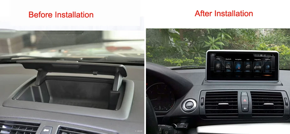 Best 10.25"Android 8.1 car radio IPS Screen Car GPS Navi Player For BMW E81 E82 E87 E88 2005-2012 6core 2+32G RAM Stereo WIFI BT 3