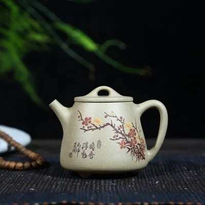 

2018 new style 230ml Yixing zisha tea pot handmade purple sand pot dark fragrant high stone and clay teapot