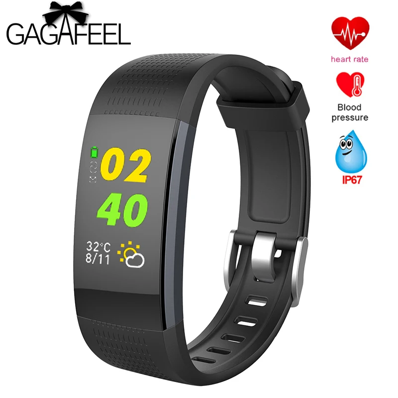 

Gagafeel Smart watch C20 For IOS Android Phone Smart Wristband Pedometer Fitness Bracelet Blood Pressure Heart Rate monitor