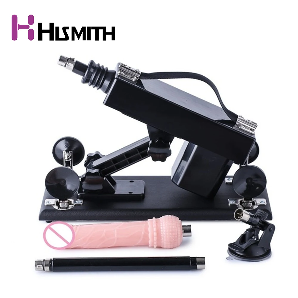 HISMITH Sex Machine Gun For Women Female Masturbation Love machine Adjustable Angle Multi Speeds Sex Products Sex Toys for Women hismith new arrival sex machine for women multi speed with 6 dildos female masturbation love machine sex toys for women