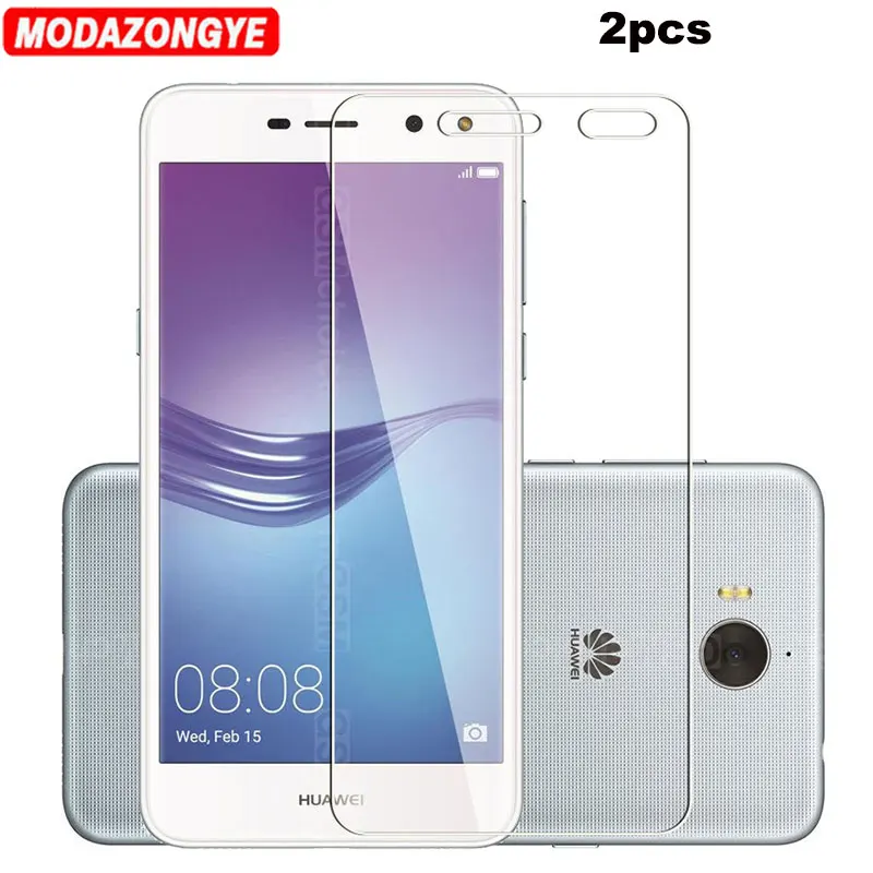 Закаленное стекло для Huawei Y5 2017 2 шт. Защитная пленка экрана (2017) закаленное с