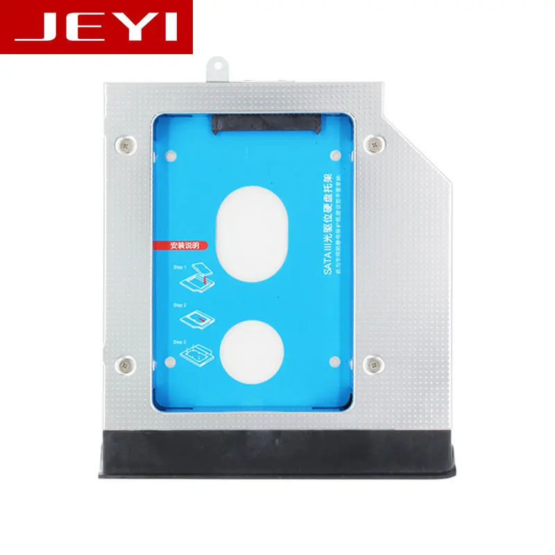 JEYI ZY25 SSD HDD SATA ODD Caddy DVDROM ультрабук бесплатное преобразование выделенный оптический диск Жесткий диск отсек hp Pavilion 15-AU серия