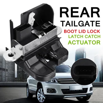 

Rear Tailgate Boot Lid Lock Latch Catch Actuator For VW GOLF PASSAT 5M0827505E Plastic+Metal 126x92x93mm 4Pin Type Exterior Part
