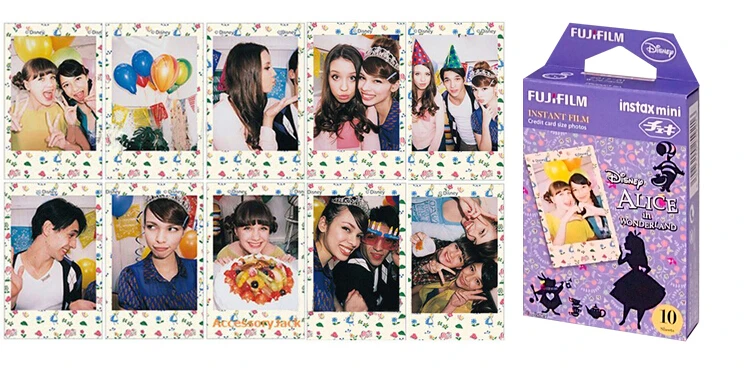 Подлинная Fujifilm Instax Mini 9 пленка Fuji мгновенная цветная фотобумага 10 листов для mini 8 7