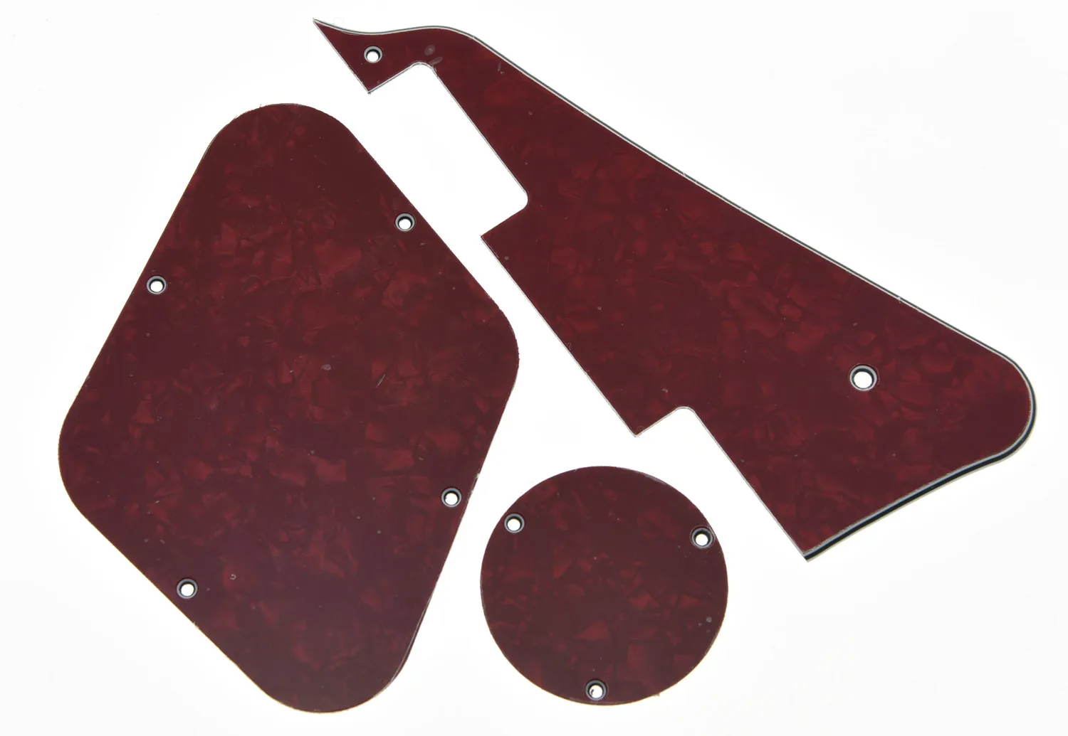 

KAISH Red Pearl Rear Plate Switch Cavity Covers Fits for Epiphone Les Paul