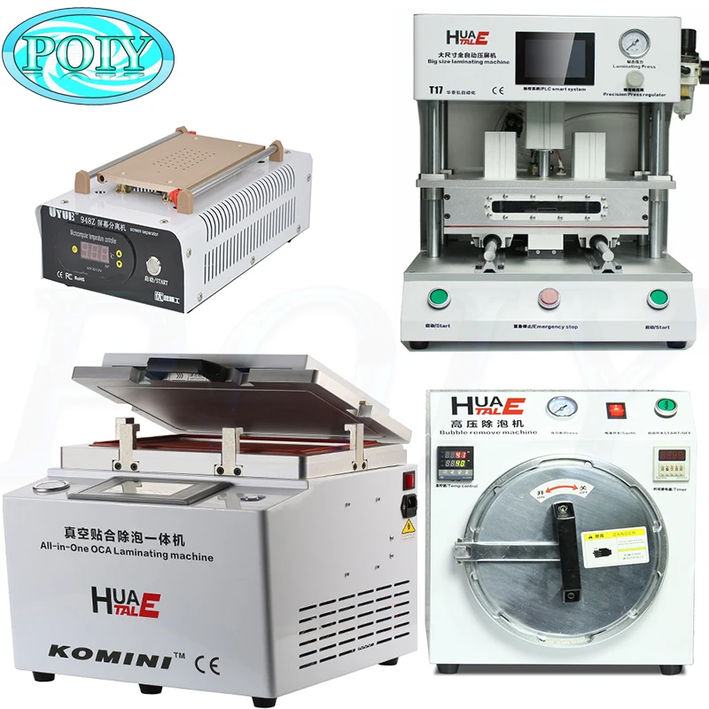

Vacuum OCA Laminating Machine with Built-in Pump and Compressor Air Bubble Removing Machine 8inch TouchScreen LCD Repair Machine