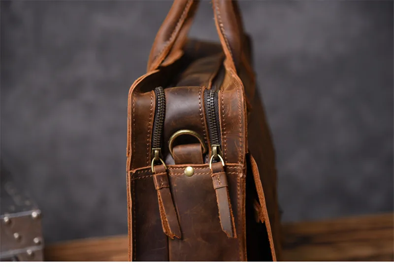 PNDME Высокое качество crazy horse из воловьей кожи мужской портфель винтажный Простой Натуральная кожа сумка для ноутбука офисные деловые