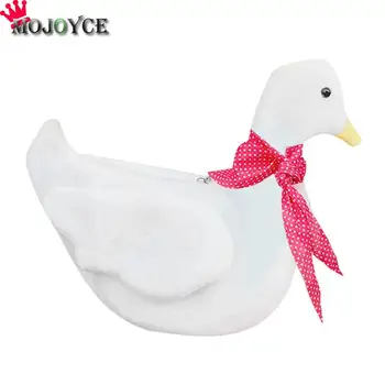 

Cute Small Plush Duck Shape Shoulder Bags Casual Women Girls Crossbody Bags