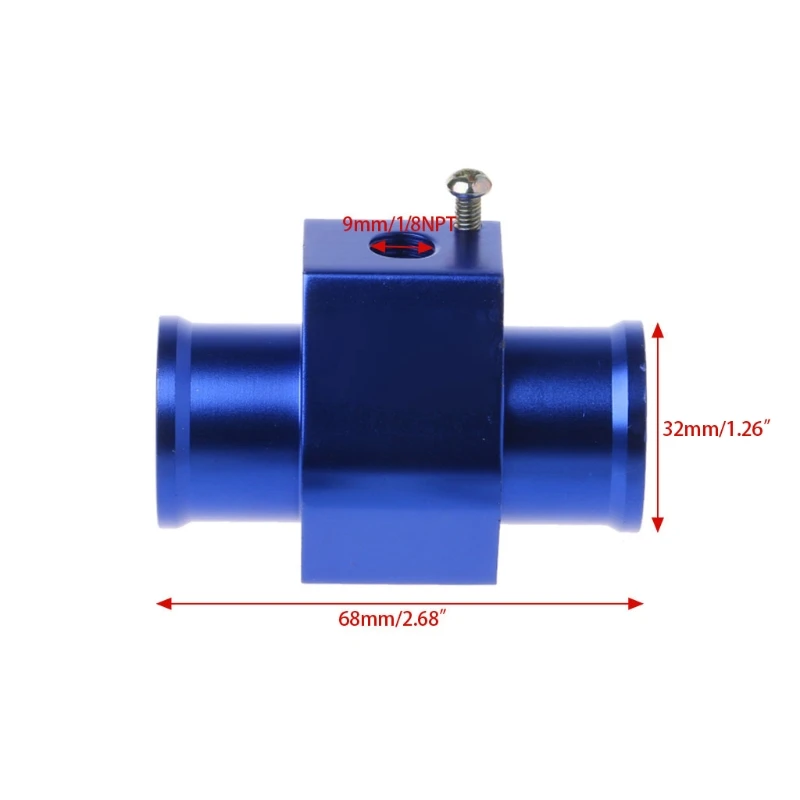 28 мм синий температура воды температура Соединительный ДАТЧИК трубы датчик шланг радиатора адаптер - Цвет: 32mm