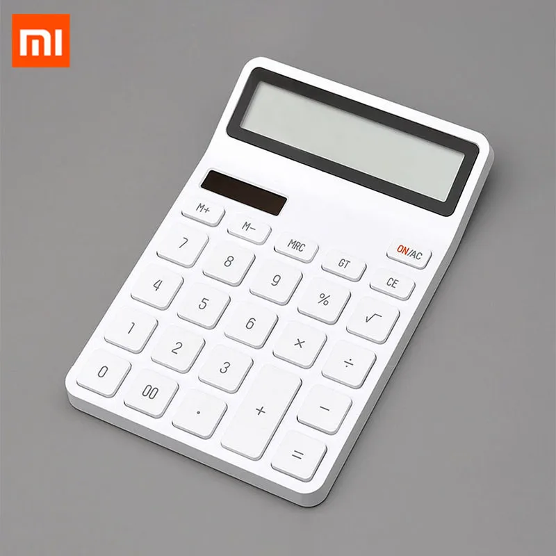 

Xiaomi KACO LEMO Desktop Calculator Photoelectric Dual Dive 12 Number Display Intelligent Shutdown For School Office