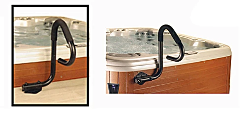 

pool and spa hot tub hand rail access and exit, entance Safety Rail Brackets
