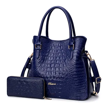 

Alligator luxury handbags women bags designer And Purses Fashion Crocodile Shoulder Bags Woman Leather Handbag bolsa feminina