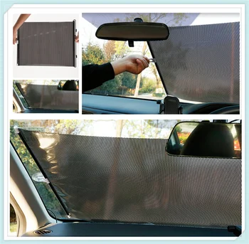 

Car retractable sun visor front windshield cover auto curtain for MAN BYD Mini Maruti Suzuki Jaguar Fiat Polaris