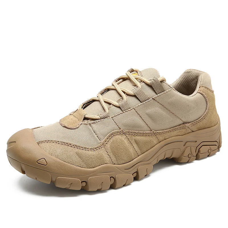

Outdoor Men Hiking Shoes Waterproof Breathable Tactical Combat Army Boots Man Desert Training Sneakers Anti-Slip Trekking Shoes