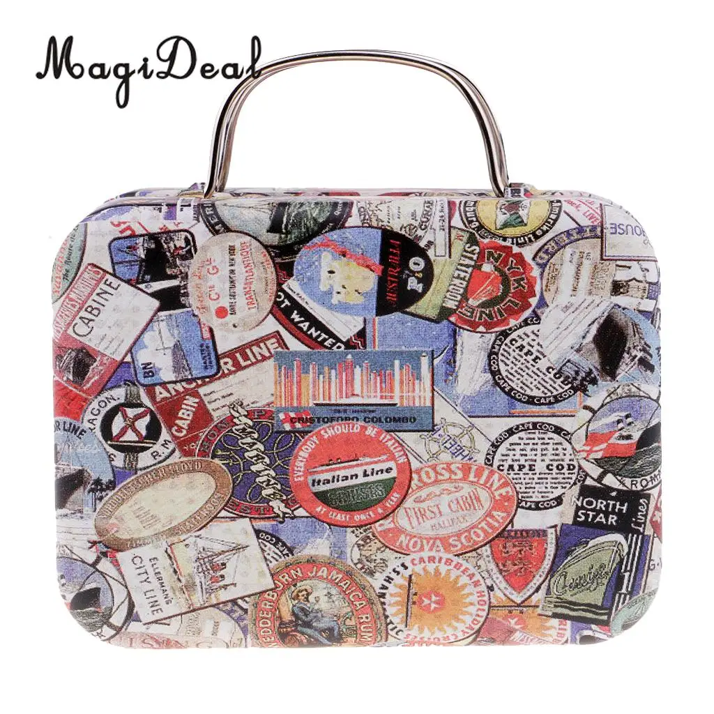 MagiDeal Play 'Innocent' Luggage Suitcase Wind-up Miniature Music Box for Girls Christmas Gift
