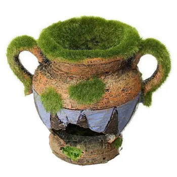 

Fish Shrimp Crypt Nest Pots Aquarium Landscaping Underwater Ornament Decoration Vase