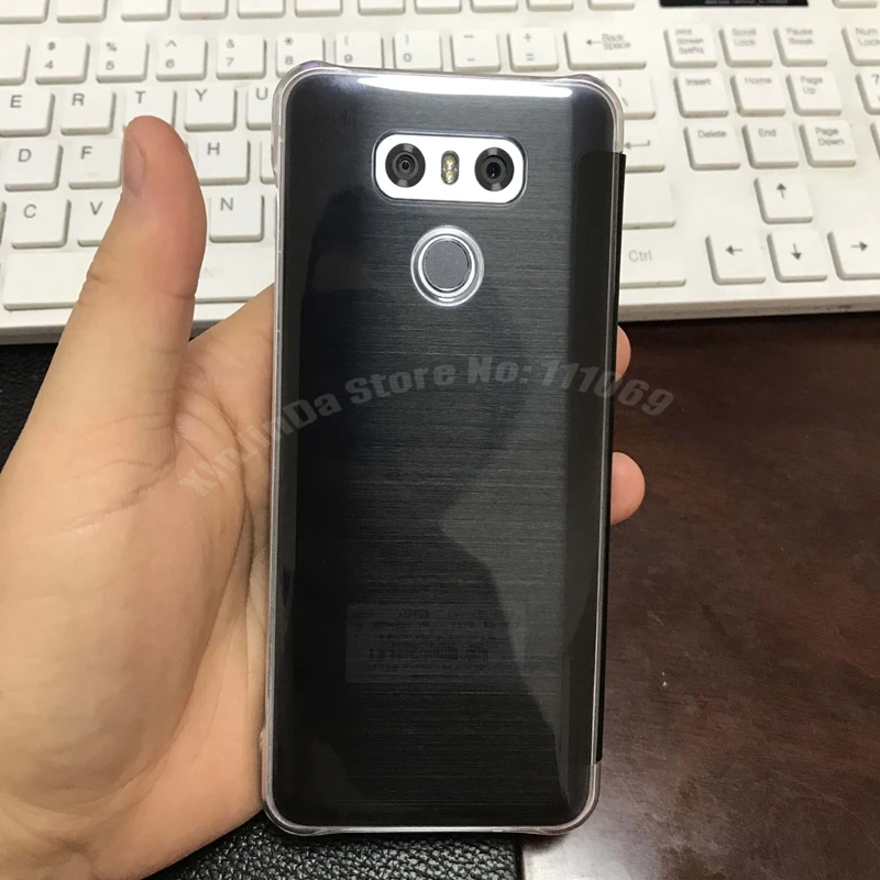100pcs Official Smart Quick Cover For LG G6 Case