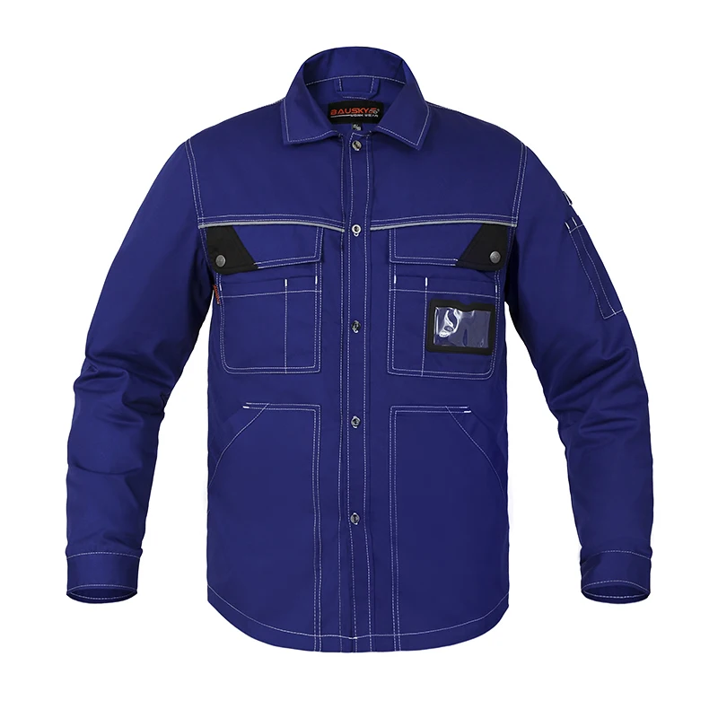 Мужская Рабочая куртка с длинными рукавами тонкая летняя рабочая одежда Мужская Рабочая куртка