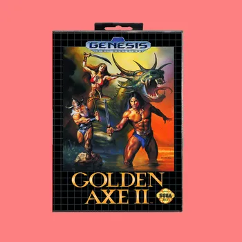 

Golden AXE 2 16 Bit MD Game card with Retail Box For Sega Genesis & Mega Drive