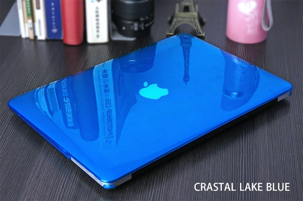 Сумка для ноутбука чехол для macbook air 13 Матовый Футляр Крышка Ноутбука Чехол для Macbook Air 13 Случае Pro Retina 12 13.3 15 дюймов для Apple Mac book Air 11 Pro 13 Сенсорный бар - Цвет: Crystal lake blue