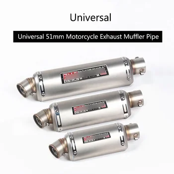 

Universal 38-51 mm Motorcycle Exhaust Muffler Pipe Stainless Steel Tail Escape with Removable DB Killer Dirt Bike ATV Modified
