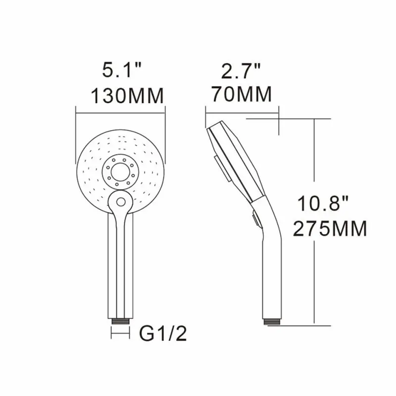 Led hand shower 1