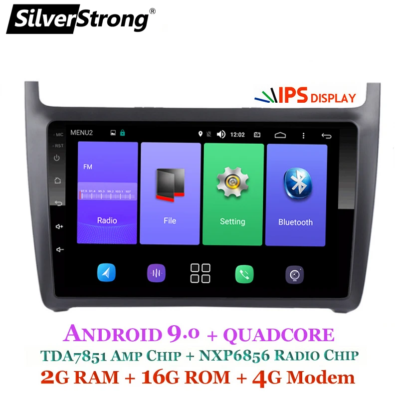 android9.0 VOLKSWAGEN POLO SEDAN POLO MK5 2005 2006 2007 2008 2010 2011 2012 2013 JETTA BORA PASSAT B4 B5 GOLF B6 B7 (6)