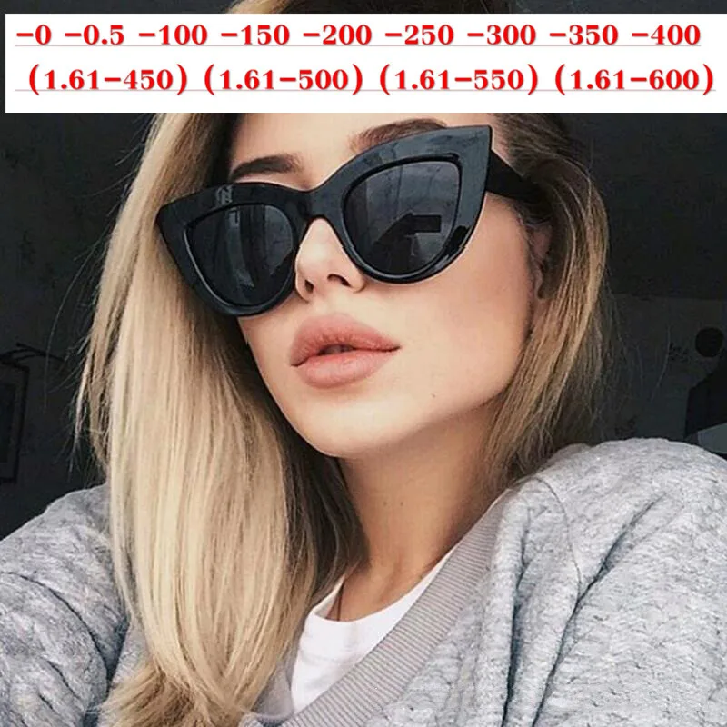 Поляризованные солнцезащитные очки бабочки для женщин от 0 до 600 при близорукости