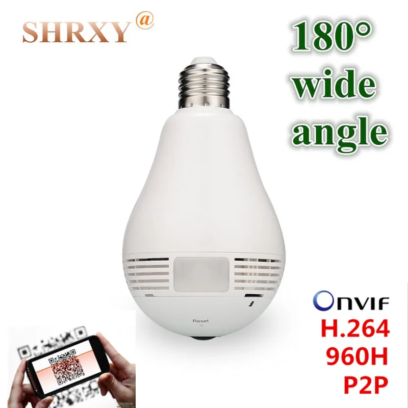 360 Degree Panoramic Wide Angle Fisheye Security IP Camera Wireless Mini CCTV Camera Light Version Wifi 960P Night Vision Camera