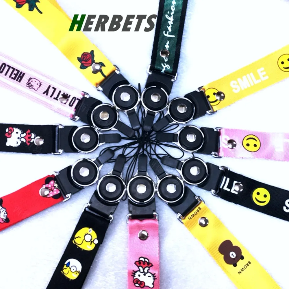 Lanyard ID Pass Card Badge Holders Cartoon Phone Neck