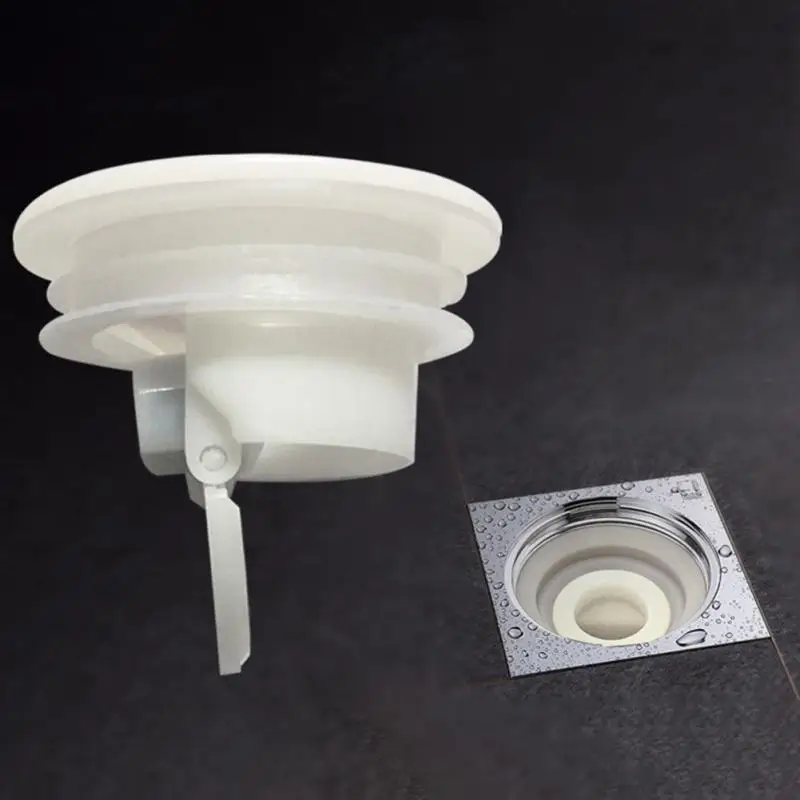 

Smell Proof Shower Floor Siphon Drain Cover Sink Strainer Bathroom Plug Trap Water Drain Filter Kitchen Sink Accessories