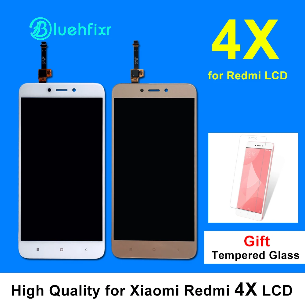Оригинальный ЖК дисплей для Redmi 4X с рамкой сенсорный экран дигитайзер в сборе