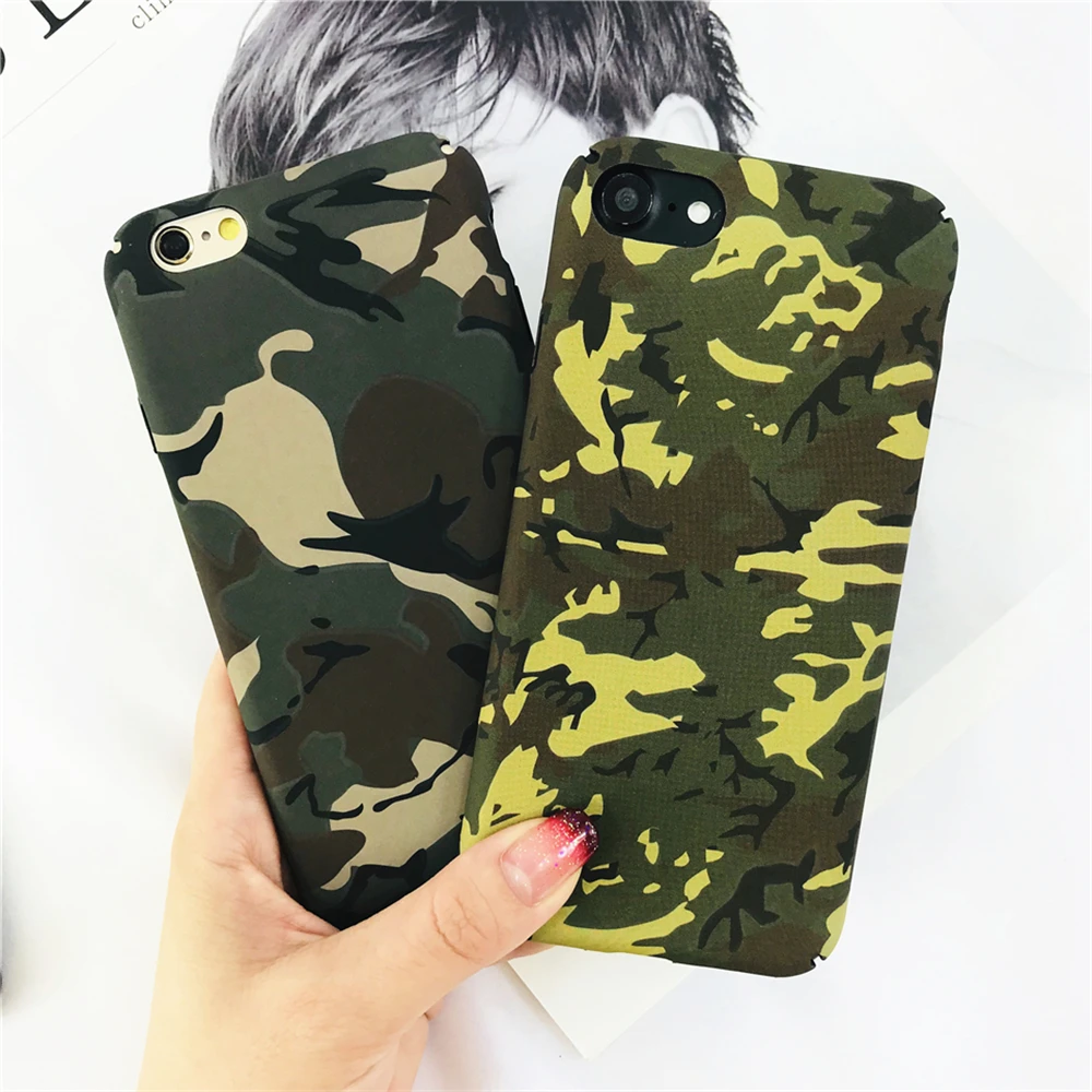 Army Style Camouflage Print Case For Iphone 8 ArmyGreen Camo Phone Case