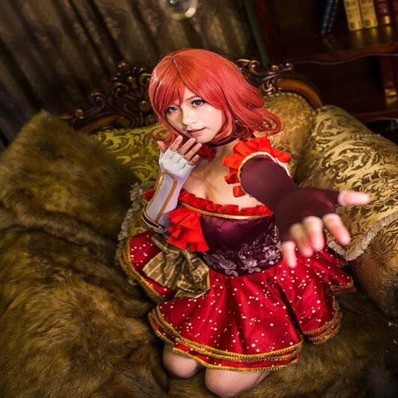 Бесплатная доставка популярный аниме love live Косплей Nishikino Maki хэллоуивечерние