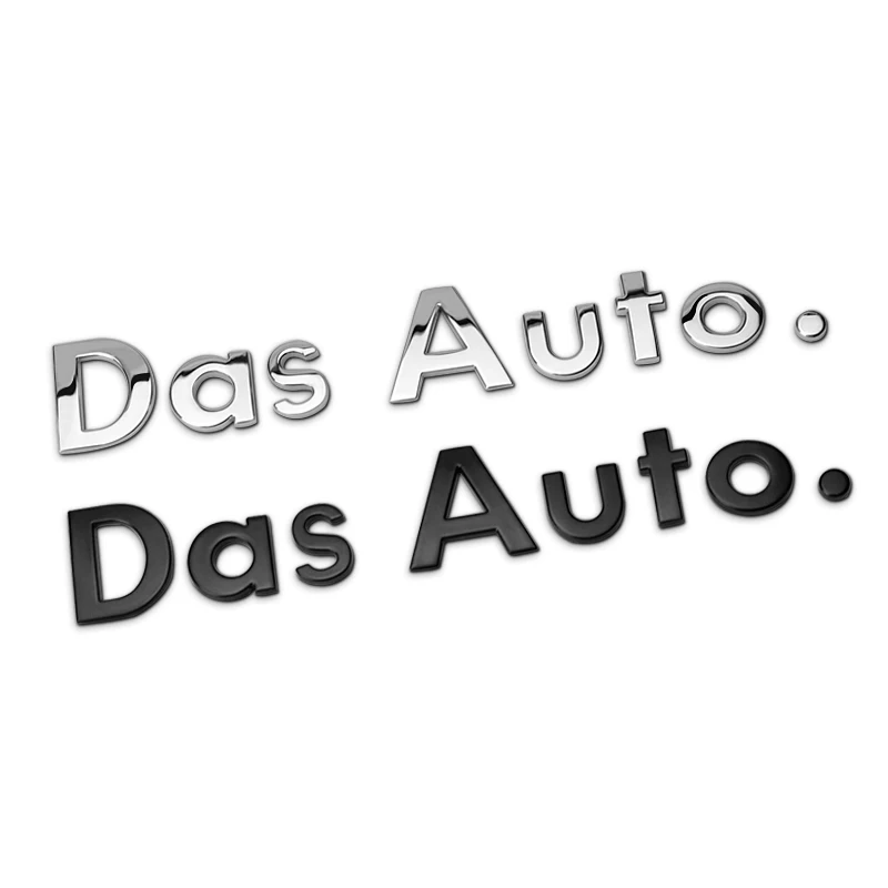 

Das Auto.Separate Letters Badge Chrome Metal Emblem Car Styling Trunk Decoration Logo Sticker for VW Volkswagen CC Golf Touran