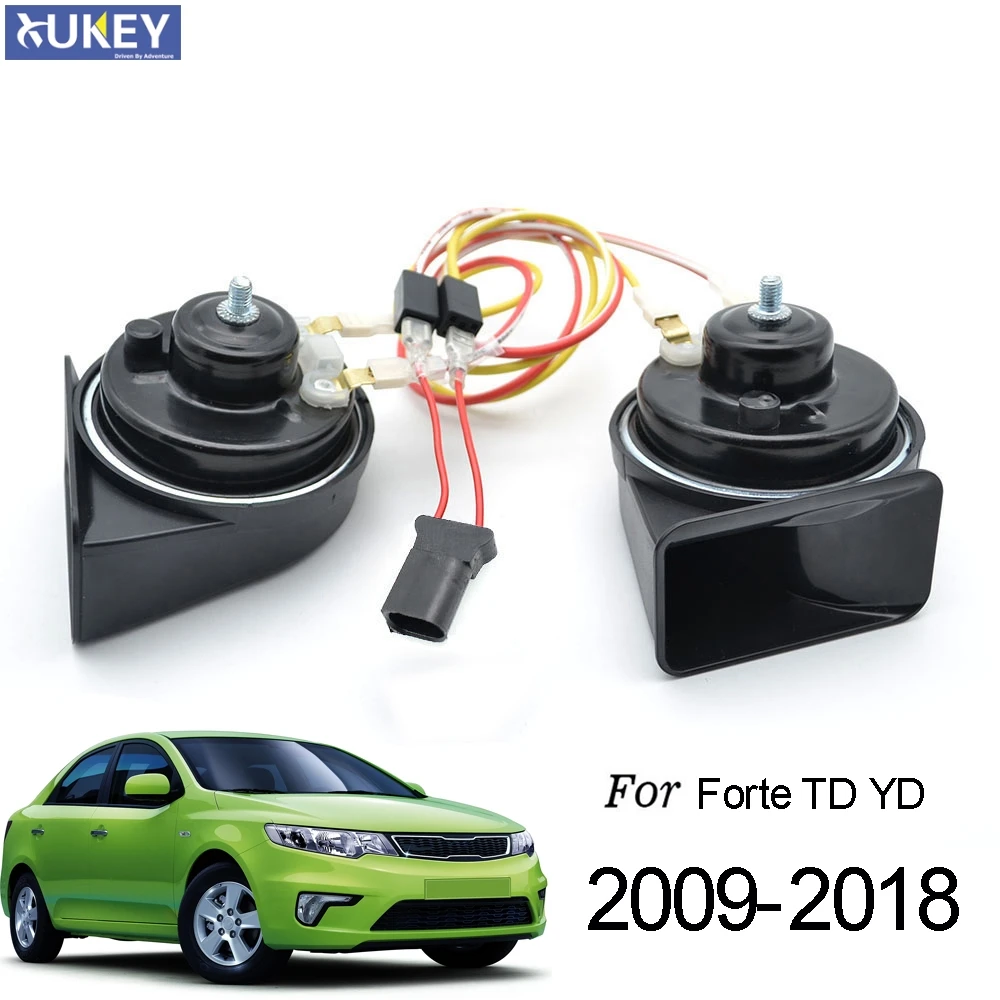 12V 410/510Hz High Low Tone Snail Horn 125db Loud Horn For Kia Forte