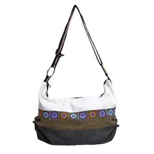 В этническом стиле высококлассные вышитые женские холщовые повседневные холщовые Женская сумочка женская мягкая сумка через плечо с ручкой сверху Bolsas Femininas