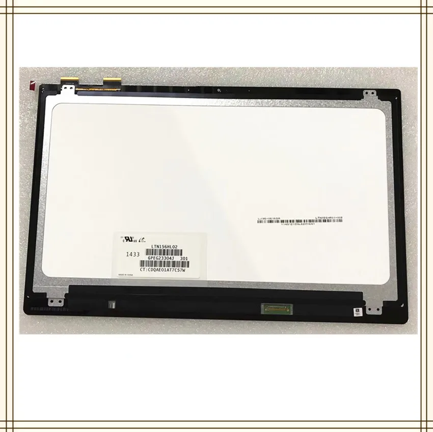 

Free shipping 15.6'' 1920*1080 LCD Screen full assembly LTN156HL02 for For HP OMEN 15 Display Touch Digitizer Panel 40pin
