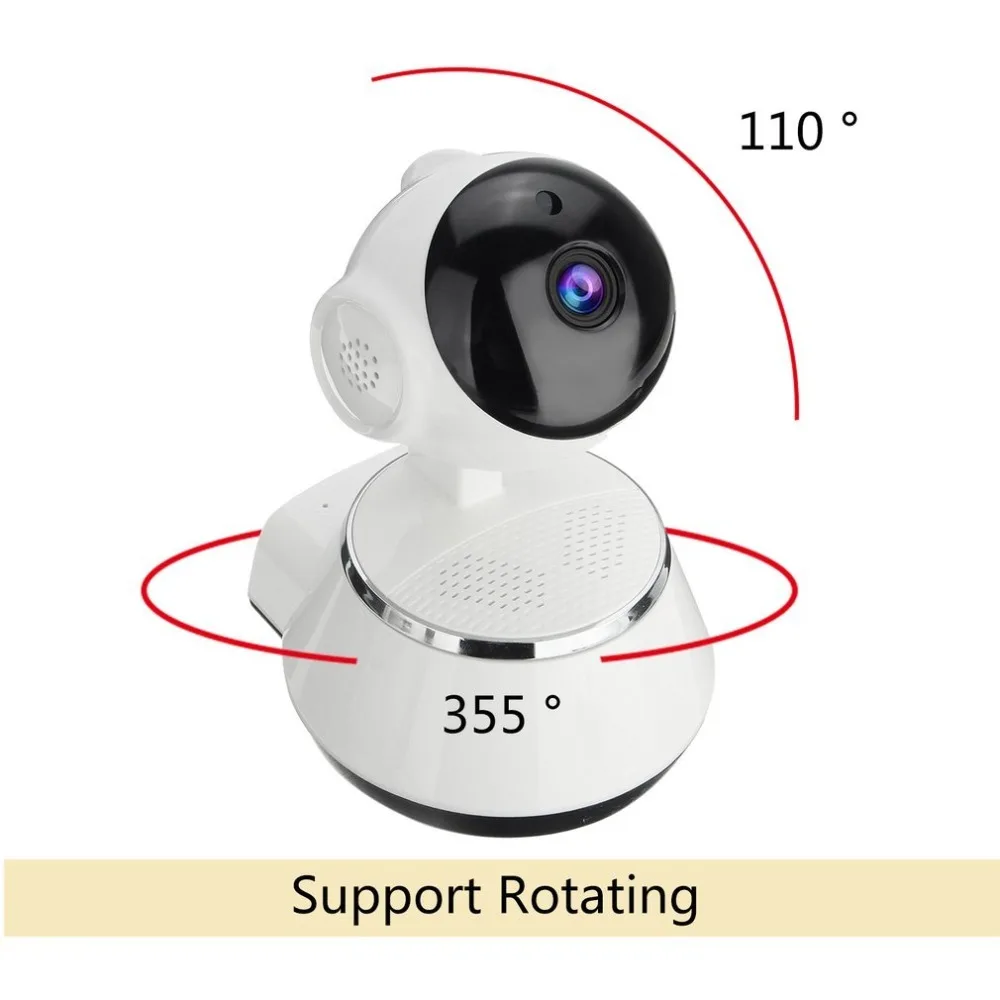 720P HD беспроводная Wifi ip-камера, домашняя камера видеонаблюдения, объектив 3,6 мм, широкоугольная камера для помещений, поддержка ночного видения