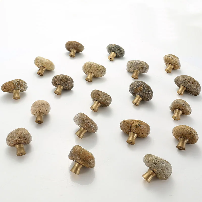 فريد الحجر الطبيعي + باب من سبائك الزنك درج مجلس الوزراء خزانة مقبض سحب المقابض أثاث مقبض الجملة