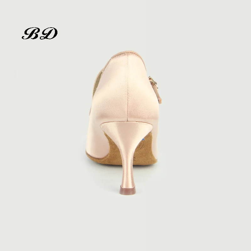 Girl Sneakers Dance Shoes Ballroom Women Latin Shoes Modern Jazz Imported Satin Wear-Resistant Sole BD 138 Comfortable Shine dance shoes