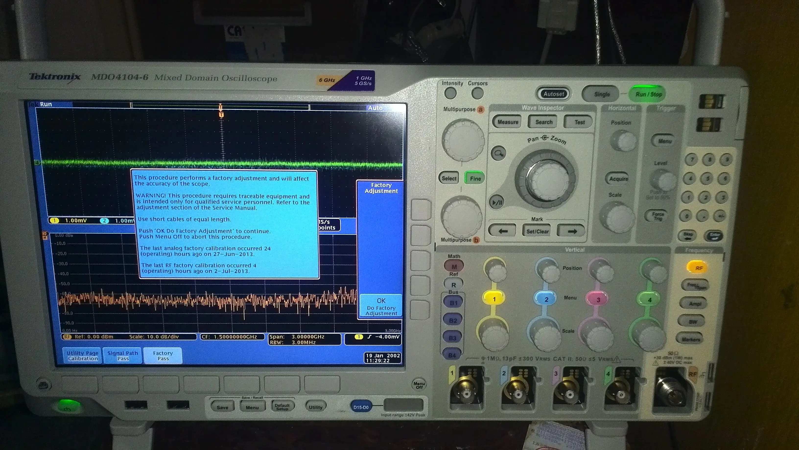 Used oscilloscope sales leasing 41046 4104 recoveryoscilloscope fluke
