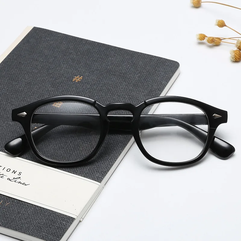

Johnny Depp Style Glasses Men Retro Vintage Prescription Glasses Women Optical Spectacle Frame Clear lens Lentes Opticos Gafas
