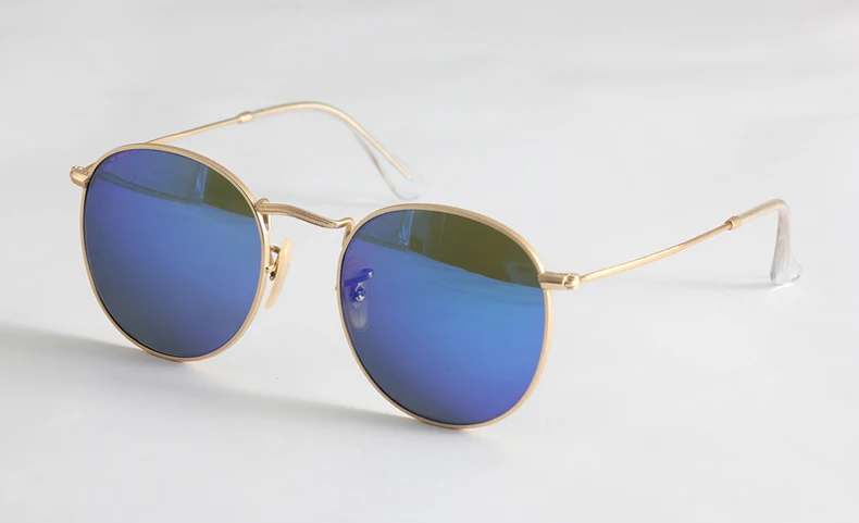 Высококачественные стеклянные линзы в стиле стимпанк, круглая металлическая оправа, солнцезащитные очки es для мужчин и женщин, роскошный дизайн, брендовые ретро очки для вождения, солнцезащитные очки gafas
