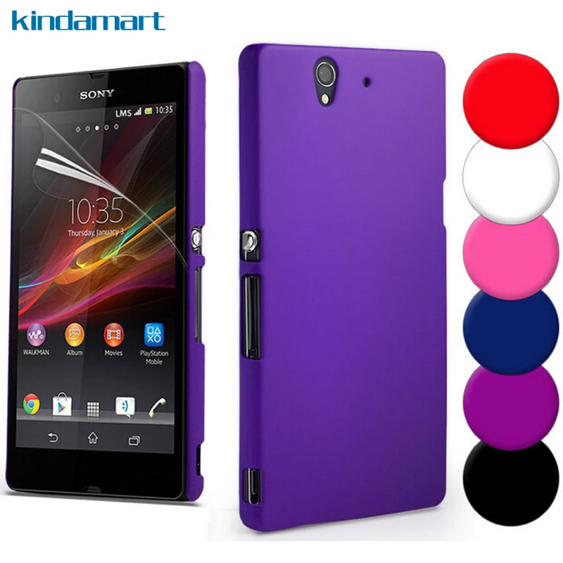 Тонкий жесткий чехол для sony Xperia E5 X XA XA1 плюс XA2 XZ XZS XZ1 Z Z1 Z2 Z3 Z5 компактный M2 M4 M5 L1 L2 чехол для телефона обложка + Стекло - изображение