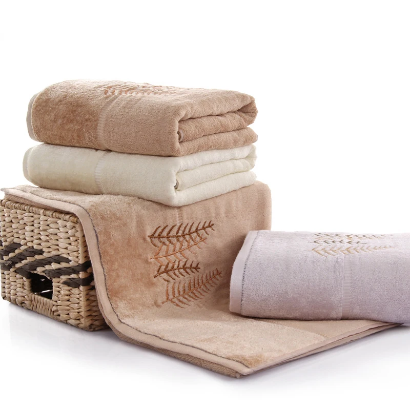 

Free Shipping 1pcs Bamboo Fiber Bath Towels For Adults And children High Quality Beach Bath Towels Bathroom Bath Towels TUQ004