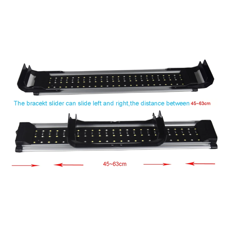 

Aluminum alloy LEDs Aquarium Lighting Aquatic Plant Light 40-60CM Extensible Waterproof Clip on Lamp For Fish Tank remote